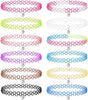 12 PCS Tattoo Choker Set, Stretchy 90s Choker Necklace, Adjustable Retro Y2k Gothic Grunge Chokers Jewelry Accessories - 12 Colors-c,12Pcs