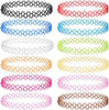 12 PCS Tattoo Choker Set, Stretchy 90s Choker Necklace, Adjustable Retro Y2k Gothic Grunge Chokers Jewelry Accessories - 12 Colors,12Pcs