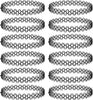 12 PCS Tattoo Choker Set, Stretchy 90s Choker Necklace, Adjustable Retro Y2k Gothic Grunge Chokers Jewelry Accessories - Black,12Pcs
