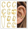 11Pcs Ear Cuffs for Non Piercing, Adjustable Clip on Earrings - main view