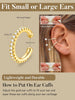 11Pcs Ear Cuffs for Non Piercing, Adjustable Clip on Earrings - view 4