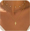 Layered Necklaces for Women 14K Gold Plated Dainty Stack Necklace - SET A