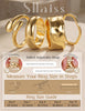 14K Gold Plated Rings for Women Chunky Stack Ring Set - view 5