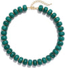 Colorful Chunky Beaded Necklace for Women with Acrylic Bead Choker Statement Necklace Cute Trendy Necklaces Jewelry Gifts - Turquoise