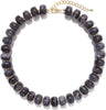 Colorful Chunky Beaded Necklace for Women with Acrylic Bead Choker Statement Necklace Cute Trendy Necklaces Jewelry Gifts - Charcoal Gray