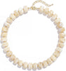 Colorful Chunky Beaded Necklace for Women with Acrylic Bead Choker Statement Necklace Cute Trendy Necklaces Jewelry Gifts - Beige