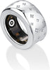 14K Gold Plated Smart Ring CZ Cover Compatible with Oura Ring Gen 4 - White Gold 6