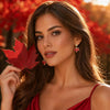 Fall Earrings for Women with Maple Leaf as Autumn Gifts - view 3