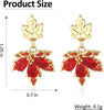 Fall Earrings for Women with Maple Leaf as Autumn Gifts - view 5