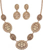 Western Jewelry Set for Women Cowgirl Western Necklace with Earrings - A-Gold