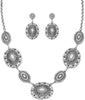 Western Jewelry Set for Women Cowgirl Western Necklace with Earrings - C-Silver