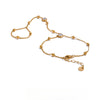 Stainless Steel Hand Chain Wrist with Finger Accessories Bracelet for Women Gold Platinum Pvd Plated Chic Jewelry - Image 1