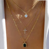bls-miracle Bohemia Gold Color Multiple Styles Necklace For Women Trendy Multi-Layer Crystal Pendant Necklaces Set Jewelry Gifts