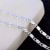 2 mm Chain Necklace in 16 to 30 Inch Length Options