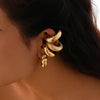 Twisted Chunky Tube Ear Cuffs in a Four Piece Set