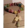 Colorful Beaded Bracelet with a Lily of the Valley Charm