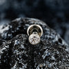 Threadless Flat Back Stud with 2 mm to 4 mm CZ Detail in 18G and 16G Options