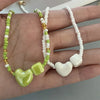 Geometric Seed Bead Choker Necklace