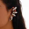 Twisted Chunky Tube Ear Cuffs in a Four Piece Set