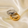 Geometric Arc Ring in Size 5 to 8 Options