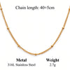 Dainty Round CZ Pendant Necklace with a 40 cm Chain and 5 cm Extension