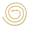 Chain Necklace with Rope Figaro and Cuban Style Options