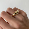 Geometric Arc Ring in Size 5 to 8 Options