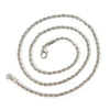 Chain Necklace with Rope Figaro and Cuban Style Options