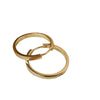 Round Hoop Earrings with a Classic Circle Design