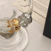 Double Layer Ear Cuff with Rhinestone Detail