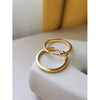 Round Hoop Earrings with a Classic Circle Design
