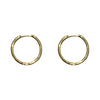 Round Hoop Earrings with a Classic Circle Design