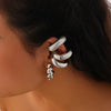 Twisted Chunky Tube Ear Cuffs in a Four Piece Set