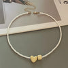 Geometric Seed Bead Choker Necklace