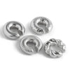 Twisted Chunky Tube Ear Cuffs in a Four Piece Set
