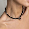 Imitation Pearl Choker Necklace with a Heart Pendant and Tassel Details · BC-AE-3256810189321115-e27c87a9