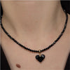 Heart Pendant Necklace with a Transparent Crystal Style Chain · BC-AE-3256808379646759-9db60a29
