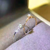 Minimalist Ring with 4 mm Cubic Zirconia Detail