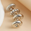 Twisted Chunky Tube Ear Cuffs in a Four Piece Set
