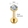 Flat Back Labret Stud with 2.5 mm to 4 mm CZ Detail in 16G · BC-AE-3256806235962609-95d8c507