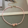 Geometric Seed Bead Choker Necklace