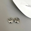Gold Tone Square Hoop Earrings with Zircon Detail · BC-AE-3256808433761952-1e128043