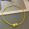 Geometric Seed Bead Choker Necklace