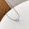 Dainty Round CZ Pendant Necklace with a 40 cm Chain and 5 cm Extension · BC-AE-3256807196212101-7bb82e09