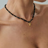 Imitation Pearl Choker Necklace with a Heart Pendant and Tassel Details · BC-AE-3256810189321115-e6ce020b