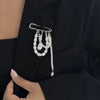 Imitation Pearl Chain Accessory with Tassel and Pin Details · BC-AE-3256809464524699-cf3bf44f