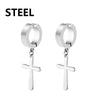 Non Piercing Ear Clips with Cross Pendants in a Pair · BC-AE-3256806808462311-cef2e6ce