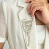 Imitation Pearl Chain Accessory with Tassel and Pin Details · BC-AE-3256809464524699-24fb806c