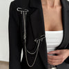 Imitation Pearl Chain Accessory with Tassel and Pin Details · BC-AE-3256809464524699-816b0082