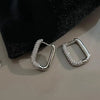 Gold Tone Square Hoop Earrings with Zircon Detail · BC-AE-3256808433761952-2ab5535c